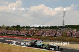 Nico Rosberg (GER) Mercedes AMG F1 W04. 27.07.2013. Formula 1 World Championship, Rd 10, Hungarian Grand Prix, Budapest, Hungary, Qualifying Day