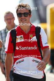 Fernando Alonso (ESP) Ferrari. 27.07.2013. Formula 1 World Championship, Rd 10, Hungarian Grand Prix, Budapest, Hungary, Qualifying Day