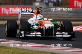 Adrian Sutil (GER) Sahara Force India VJM06. 27.07.2013. Formula 1 World Championship, Rd 10, Hungarian Grand Prix, Budapest, Hungary, Qualifying Day