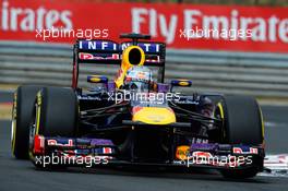 Sebastian Vettel (GER) Red Bull Racing RB9. 27.07.2013. Formula 1 World Championship, Rd 10, Hungarian Grand Prix, Budapest, Hungary, Qualifying Day