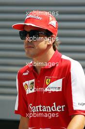 Fernando Alonso (ESP) Ferrari. 27.07.2013. Formula 1 World Championship, Rd 10, Hungarian Grand Prix, Budapest, Hungary, Qualifying Day