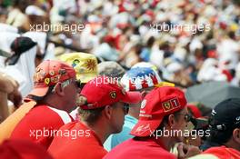 Fans. 27.07.2013. Formula 1 World Championship, Rd 10, Hungarian Grand Prix, Budapest, Hungary, Qualifying Day