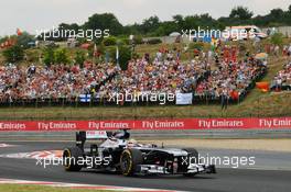 Pastor Maldonado (VEN) Williams FW35. 27.07.2013. Formula 1 World Championship, Rd 10, Hungarian Grand Prix, Budapest, Hungary, Qualifying Day