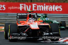 Max Chilton (GBR) Marussia F1 Team MR02. 27.07.2013. Formula 1 World Championship, Rd 10, Hungarian Grand Prix, Budapest, Hungary, Qualifying Day