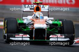 Adrian Sutil (GER) Sahara Force India VJM06. 27.07.2013. Formula 1 World Championship, Rd 10, Hungarian Grand Prix, Budapest, Hungary, Qualifying Day