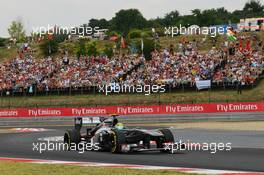 Esteban Gutierrez (MEX) Sauber C32. 27.07.2013. Formula 1 World Championship, Rd 10, Hungarian Grand Prix, Budapest, Hungary, Qualifying Day