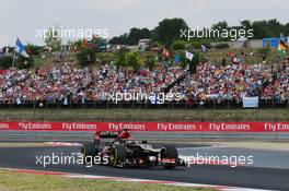 Kimi Raikkonen (FIN) Lotus F1 E21. 27.07.2013. Formula 1 World Championship, Rd 10, Hungarian Grand Prix, Budapest, Hungary, Qualifying Day