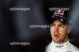 Sebastian Vettel (GER) Red Bull Racing in the FIA Press Conference/ 27.07.2013. Formula 1 World Championship, Rd 10, Hungarian Grand Prix, Budapest, Hungary, Qualifying Day