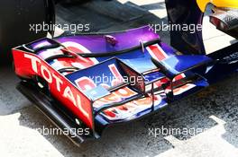 Red Bull Racing RB9 front wing. 27.07.2013. Formula 1 World Championship, Rd 10, Hungarian Grand Prix, Budapest, Hungary, Qualifying Day
