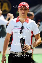 Max Chilton (GBR) Marussia F1 Team. 28.07.2013. Formula 1 World Championship, Rd 10, Hungarian Grand Prix, Budapest, Hungary, Race Day