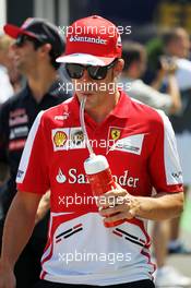 Fernando Alonso (ESP) Ferrari. 28.07.2013. Formula 1 World Championship, Rd 10, Hungarian Grand Prix, Budapest, Hungary, Race Day
