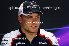 Valtteri Bottas (FIN) Williams in the FIA Press Conference. 25.07.2013. Formula 1 World Championship, Rd 10, Hungarian Grand Prix, Budapest, Hungary, Preparation Day