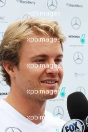Nico Rosberg (GER) Mercedes AMG F1. 25.07.2013. Formula 1 World Championship, Rd 10, Hungarian Grand Prix, Budapest, Hungary, Preparation Day