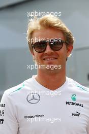 Nico Rosberg (GER) Mercedes AMG F1. 25.07.2013. Formula 1 World Championship, Rd 10, Hungarian Grand Prix, Budapest, Hungary, Preparation Day