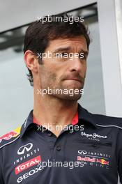 Mark Webber (AUS) Red Bull Racing. 25.07.2013. Formula 1 World Championship, Rd 10, Hungarian Grand Prix, Budapest, Hungary, Preparation Day