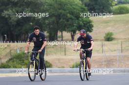 Daniel Ricciardo (AUS) Scuderia Toro Rosso rides the circuit. 25.07.2013. Formula 1 World Championship, Rd 10, Hungarian Grand Prix, Budapest, Hungary, Preparation Day