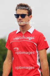 Jules Bianchi (FRA) Marussia F1 Team walks the circuit. 25.07.2013. Formula 1 World Championship, Rd 10, Hungarian Grand Prix, Budapest, Hungary, Preparation Day