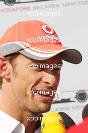 Jenson Button (GBR) McLaren. 25.07.2013. Formula 1 World Championship, Rd 10, Hungarian Grand Prix, Budapest, Hungary, Preparation Day