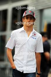 Esteban Gutierrez (MEX) Sauber. 25.07.2013. Formula 1 World Championship, Rd 10, Hungarian Grand Prix, Budapest, Hungary, Preparation Day