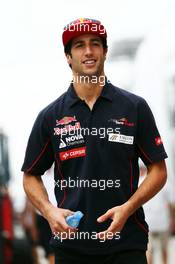 Daniel Ricciardo (AUS) Scuderia Toro Rosso. 25.07.2013. Formula 1 World Championship, Rd 10, Hungarian Grand Prix, Budapest, Hungary, Preparation Day