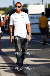 Lewis Hamilton (GBR) Mercedes AMG F1. 25.07.2013. Formula 1 World Championship, Rd 10, Hungarian Grand Prix, Budapest, Hungary, Preparation Day