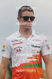 Paul di Resta (GBR) Sahara Force India F1 walks the circuit. 25.07.2013. Formula 1 World Championship, Rd 10, Hungarian Grand Prix, Budapest, Hungary, Preparation Day