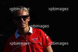 Max Chilton (GBR) Marussia F1 Team. 25.07.2013. Formula 1 World Championship, Rd 10, Hungarian Grand Prix, Budapest, Hungary, Preparation Day