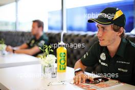 Charles Pic (FRA) Caterham. 25.07.2013. Formula 1 World Championship, Rd 10, Hungarian Grand Prix, Budapest, Hungary, Preparation Day