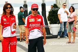 Fernando Alonso (ESP) Ferrari. 25.07.2013. Formula 1 World Championship, Rd 10, Hungarian Grand Prix, Budapest, Hungary, Preparation Day