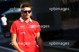 Jules Bianchi (FRA) Marussia F1 Team. 25.07.2013. Formula 1 World Championship, Rd 10, Hungarian Grand Prix, Budapest, Hungary, Preparation Day