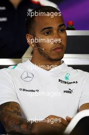 Lewis Hamilton (GBR) Mercedes AMG F1 in the FIA Press Conference. 25.07.2013. Formula 1 World Championship, Rd 10, Hungarian Grand Prix, Budapest, Hungary, Preparation Day