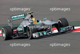 Lewis Hamilton (GBR), Mercedes Grand Prix  25.10.2013. Formula 1 World Championship, Rd 16, Indian Grand Prix, New Delhi, India, Practice Day.