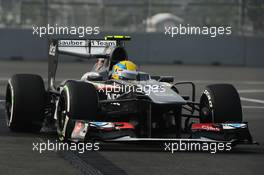 Esteban Gutierrez (MEX) Sauber C32. 25.10.2013. Formula 1 World Championship, Rd 16, Indian Grand Prix, New Delhi, India, Practice Day.