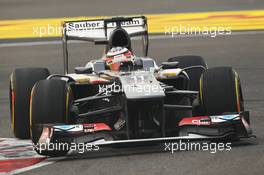 Nico Hulkenberg (GER) Sauber C32. 25.10.2013. Formula 1 World Championship, Rd 16, Indian Grand Prix, New Delhi, India, Practice Day.