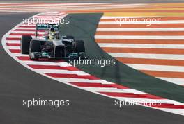 Nico Rosberg (GER), Mercedes GP  25.10.2013. Formula 1 World Championship, Rd 16, Indian Grand Prix, New Delhi, India, Practice Day.