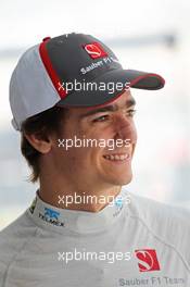 Esteban Gutierrez (MEX) Sauber. 25.10.2013. Formula 1 World Championship, Rd 16, Indian Grand Prix, New Delhi, India, Practice Day.