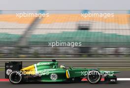Charles Pic (FRA), Catheram Formula One Team  25.10.2013. Formula 1 World Championship, Rd 16, Indian Grand Prix, New Delhi, India, Practice Day.