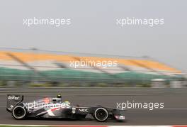 Esteban Gutierrez (MEX), Sauber F1 Team  25.10.2013. Formula 1 World Championship, Rd 16, Indian Grand Prix, New Delhi, India, Practice Day.