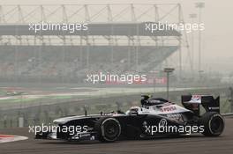 Valtteri Bottas (FIN) Williams FW35. 25.10.2013. Formula 1 World Championship, Rd 16, Indian Grand Prix, New Delhi, India, Practice Day.