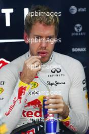 Sebastian Vettel (GER) Red Bull Racing. 25.10.2013. Formula 1 World Championship, Rd 16, Indian Grand Prix, New Delhi, India, Practice Day.