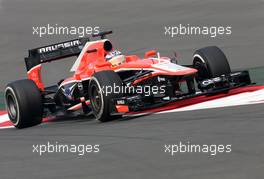 Jules Bianchi (FRA), Marussia Formula One Team   25.10.2013. Formula 1 World Championship, Rd 16, Indian Grand Prix, New Delhi, India, Practice Day.