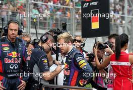 Sebastian Vettel (GER), Red Bull Racing  27.10.2013. Formula 1 World Championship, Rd 16, Indian Grand Prix, New Delhi, India, Race Day.