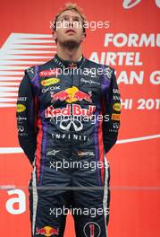 Sebastian Vettel (GER), Red Bull Racing  27.10.2013. Formula 1 World Championship, Rd 16, Indian Grand Prix, New Delhi, India, Race Day.