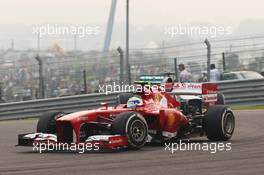 Felipe Massa (BRA) Ferrari F138. 27.10.2013. Formula 1 World Championship, Rd 16, Indian Grand Prix, New Delhi, India, Race Day.