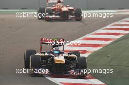 Daniel Ricciardo (AUS) Scuderia Toro Rosso STR8. 27.10.2013. Formula 1 World Championship, Rd 16, Indian Grand Prix, New Delhi, India, Race Day.