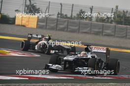 Pastor Maldonado (VEN) Williams FW35. 27.10.2013. Formula 1 World Championship, Rd 16, Indian Grand Prix, New Delhi, India, Race Day.