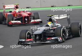 Esteban Gutierrez (MEX), Sauber F1 Team  27.10.2013. Formula 1 World Championship, Rd 16, Indian Grand Prix, New Delhi, India, Race Day.