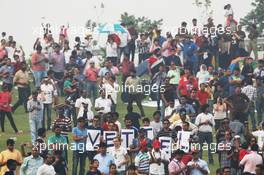 Fans. 27.10.2013. Formula 1 World Championship, Rd 16, Indian Grand Prix, New Delhi, India, Race Day.