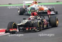 Romain Grosjean (FRA), Lotus F1 Team  27.10.2013. Formula 1 World Championship, Rd 16, Indian Grand Prix, New Delhi, India, Race Day.