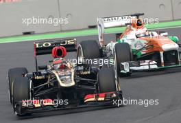 Kimi Raikkonen (FIN), Lotus F1 Team  27.10.2013. Formula 1 World Championship, Rd 16, Indian Grand Prix, New Delhi, India, Race Day.